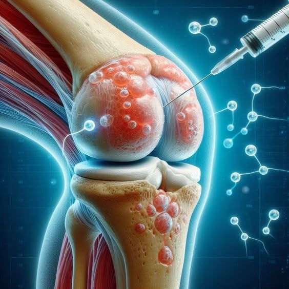 Knee injection section