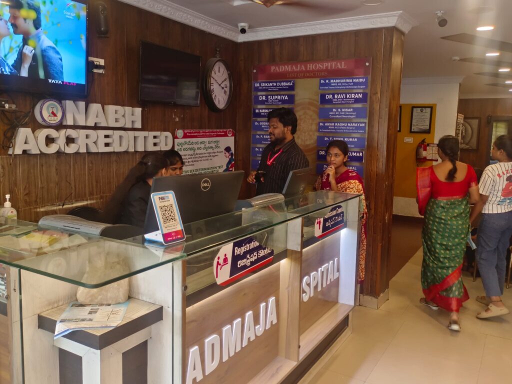 Padmaja Hospital reception Kukatpally